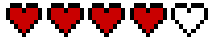 4 out of 5 hearts