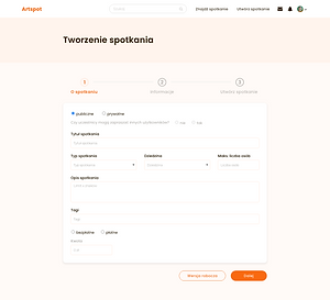Tworzenie spotkania