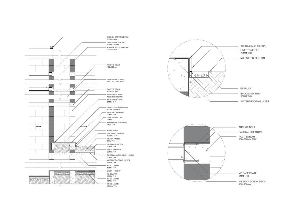 Wall Section Detail.
Author: Naureen S Feroz.