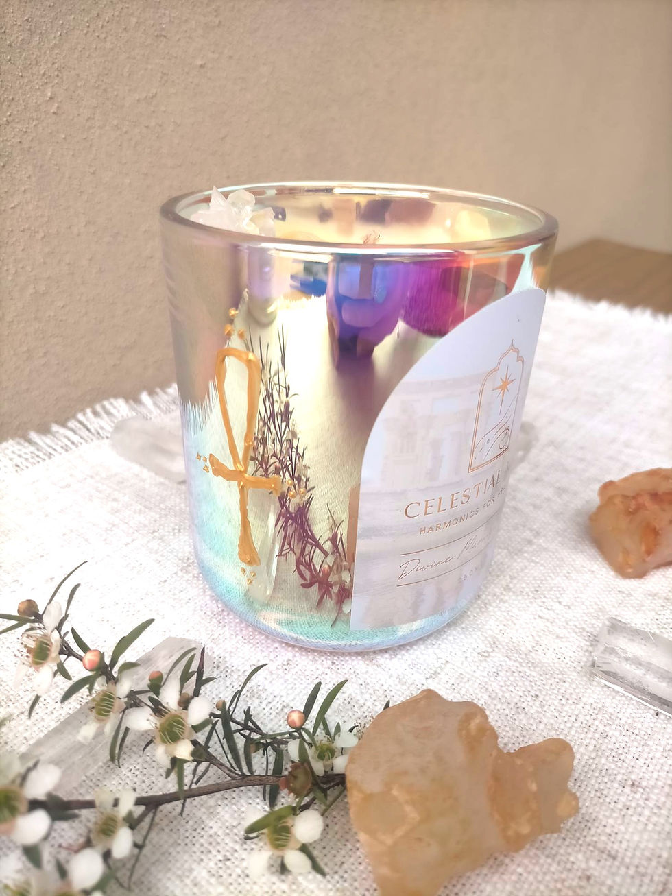 Thumbnail: Divine Manifestation Candle-  Holographic