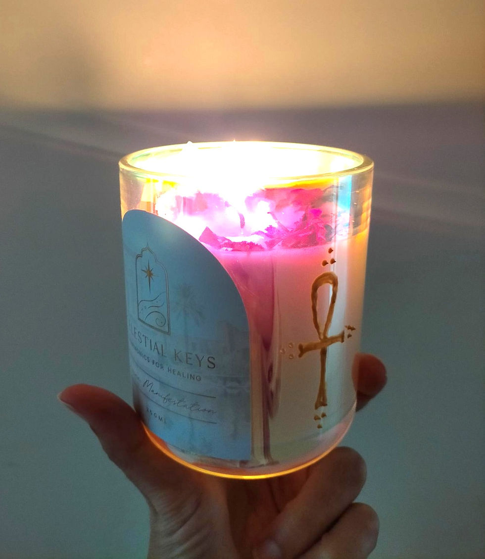 Thumbnail: Divine Manifestation Candle-  Holographic