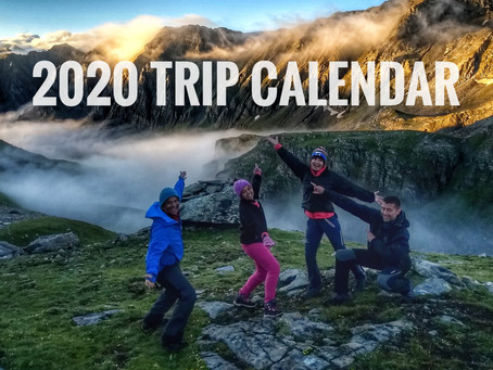 2020 TONS TRAILS FIXED GROUP DEPARTURE CALENDAR