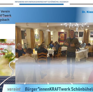 Energiegemeinschaft stellt sich vor