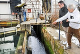 Wasserkraft mit Tradition seit 1912
Erfahre, wie Energie in einem Kleinwasserkraftwerk produziert wird. Bei Schönwetter gibt's eine Bootsfahrt am Mühlbach.