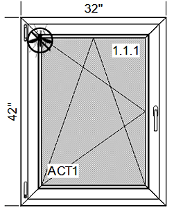 Window cost, white, tempered glass
