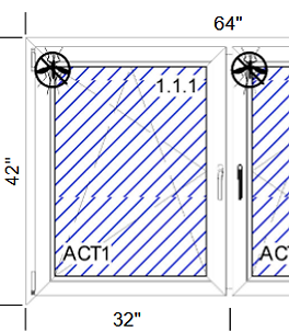 Window cost, white, activPilot + Mikro