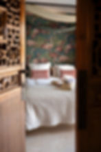 Rustige slaapkamer bij retreat in Andalusië