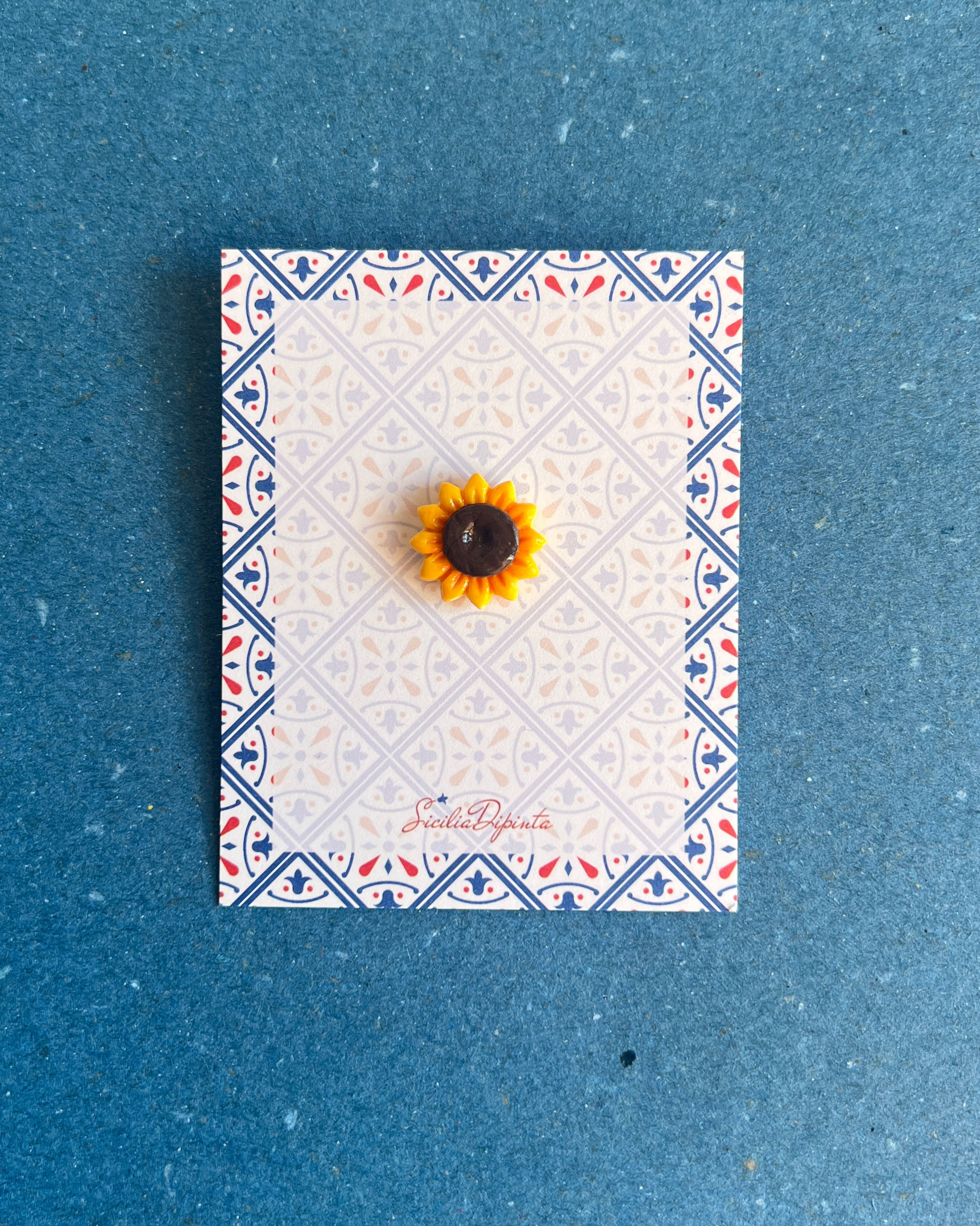 Spilla con girasole