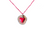 Miniatura: Collana con cuore sacro e perline rosse