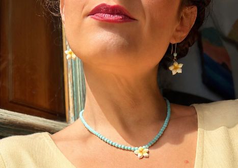 Parure fiori di pomelia