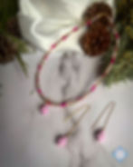 Parure pigne siciliane rosa