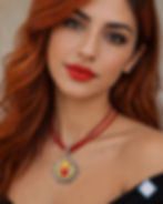 Collana cuore sacro EX voto oro e argento