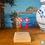 Thumbnail: Orecchini con mini maioliche ibisco rosso