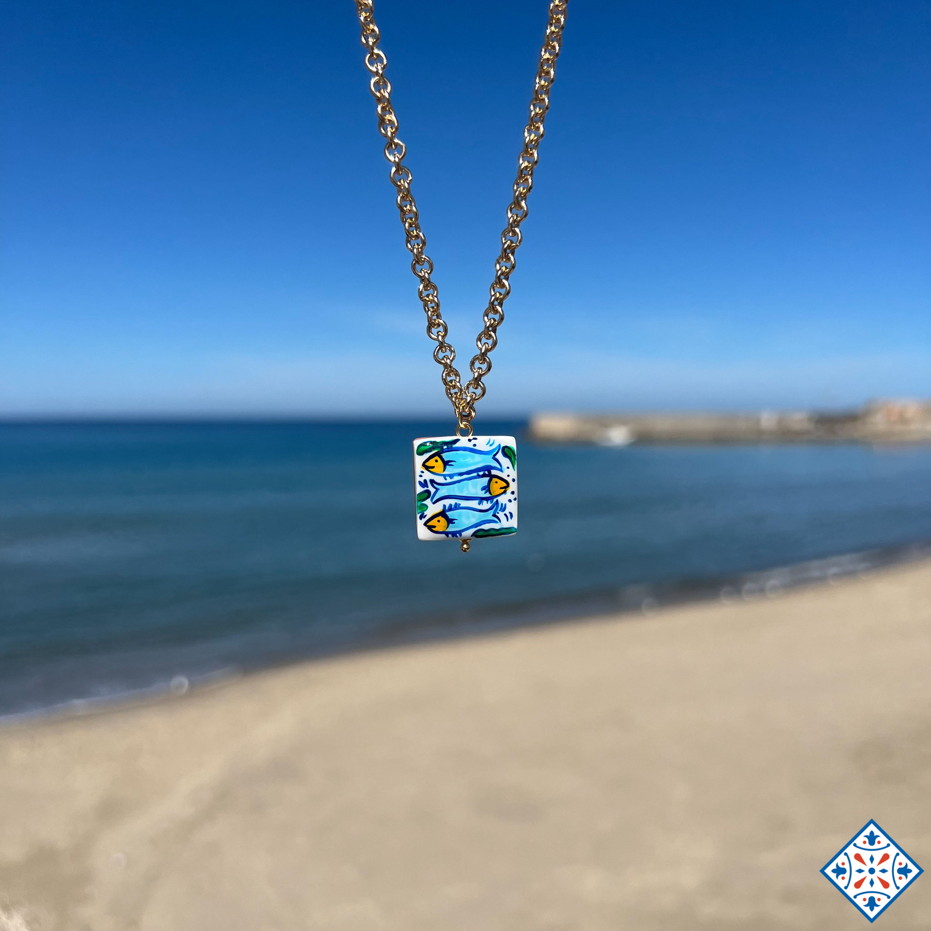 Collana con i tre pesci di Cefalù