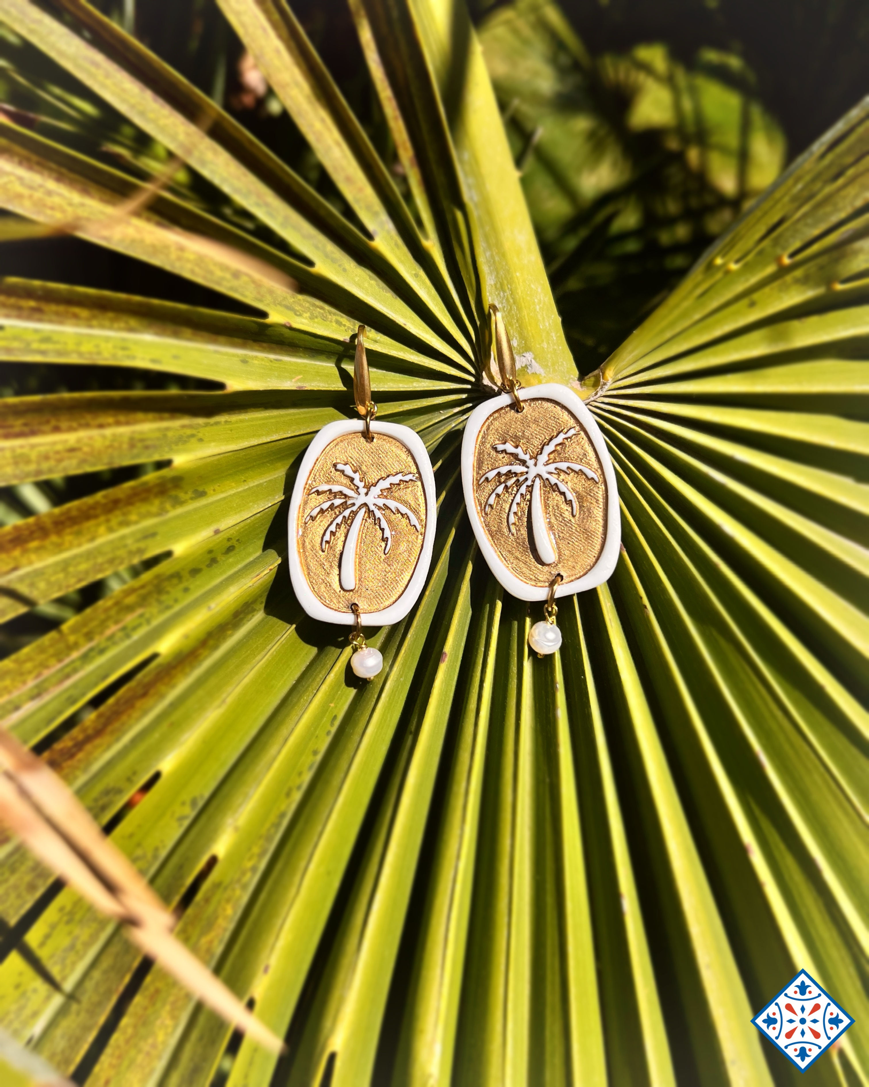 Orecchini palme dei Normanni oro