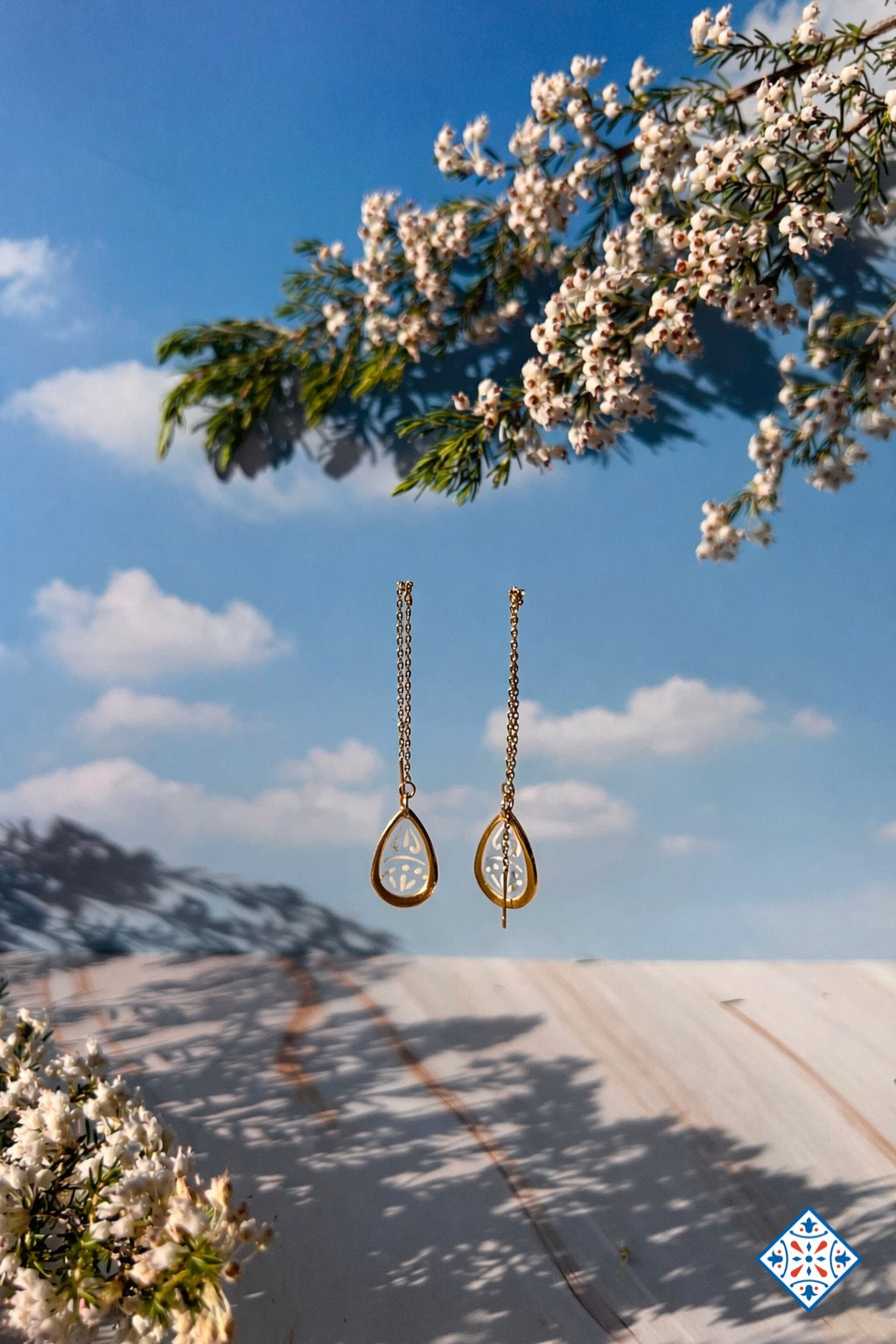 Orecchini lovely a gocce maioliche cristal