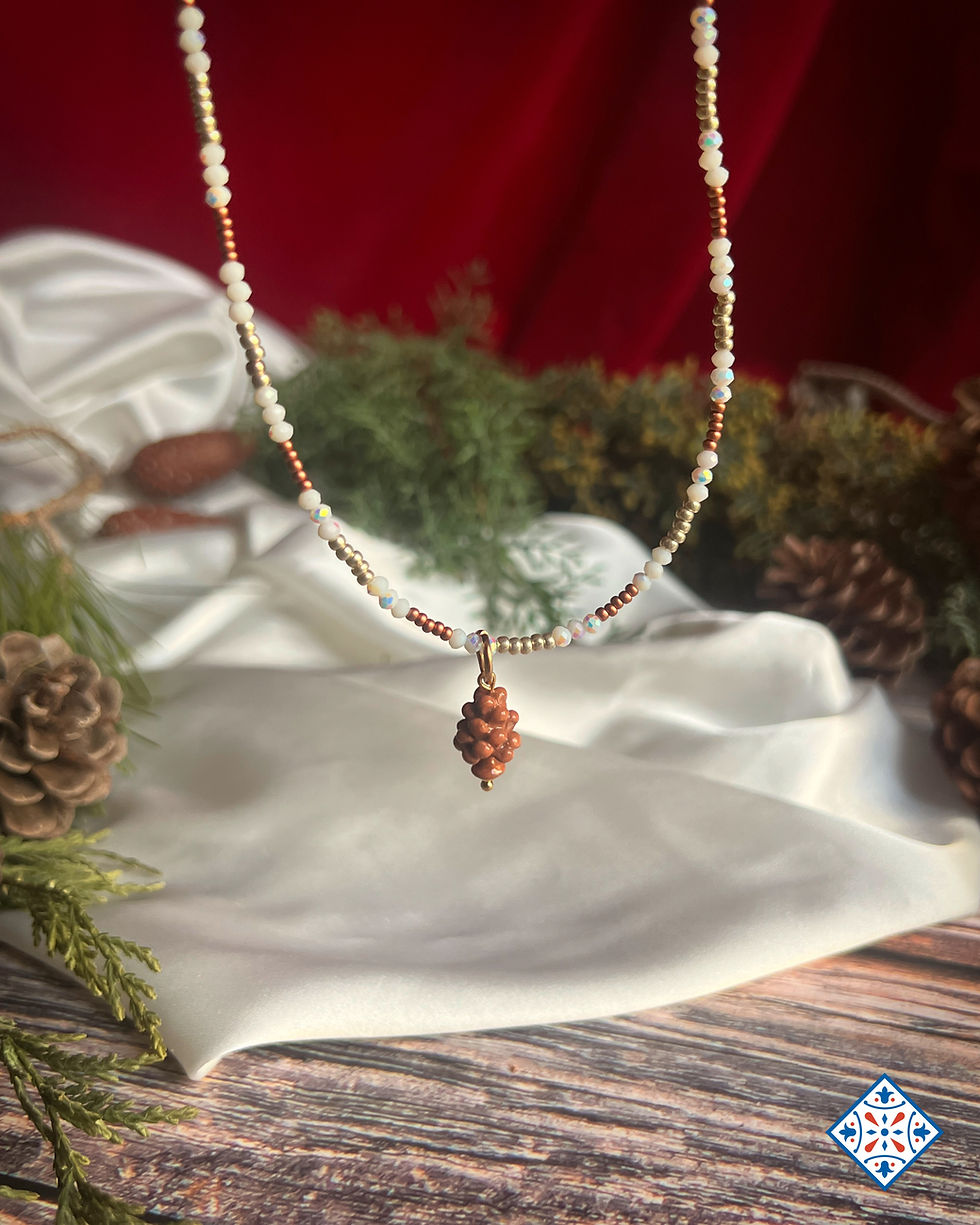 Thumbnail: Parure pigne siciliane mocha mousse