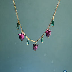 Collana con tulipani