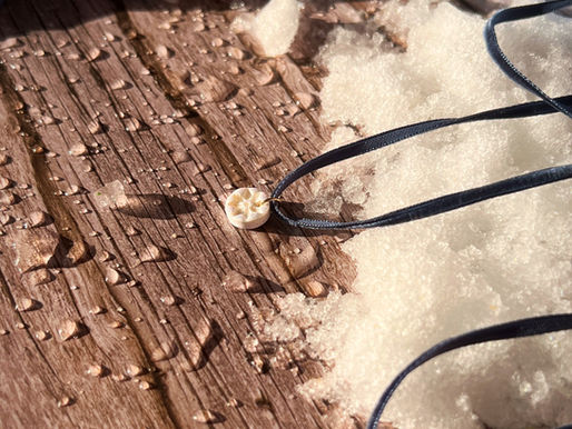 Ho pensato a un omaggio speciale valido fino al 31 di Gennaio:  con ogni acquisto pari o superiore a 35 €, riceverai in regalo la collana con il Cristallo di Neve.