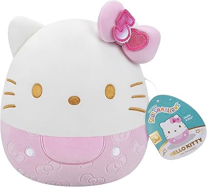 Hello Kitty 50th Anniversary Pink 8" Personalised Original Squishmallow