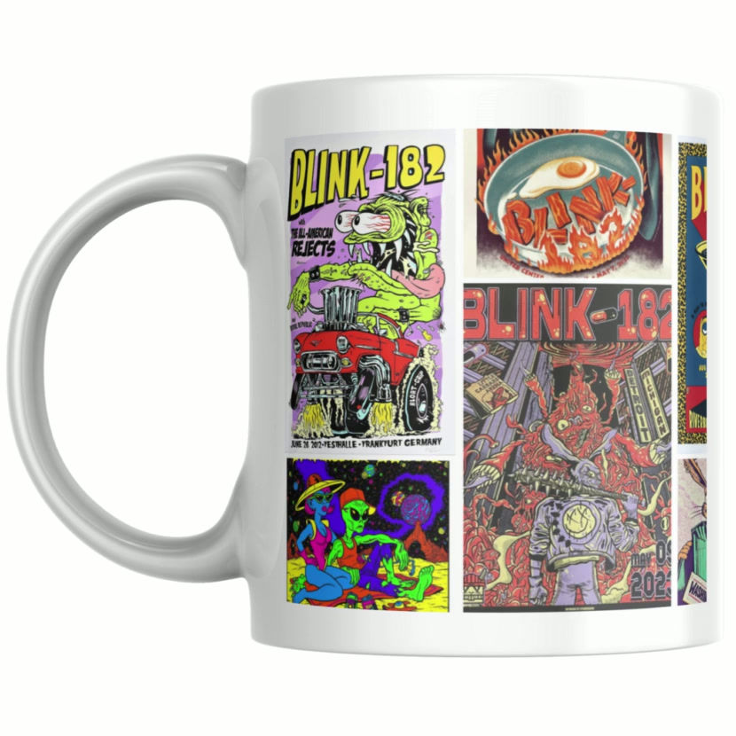 Thumbnail: Blink inspired Personalised Music Coffee/Tea Mug Washable Ceramic Drinkware