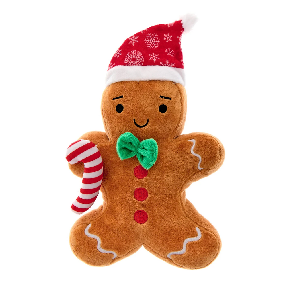 Gingerbread Man Personalised Christmas Plushie