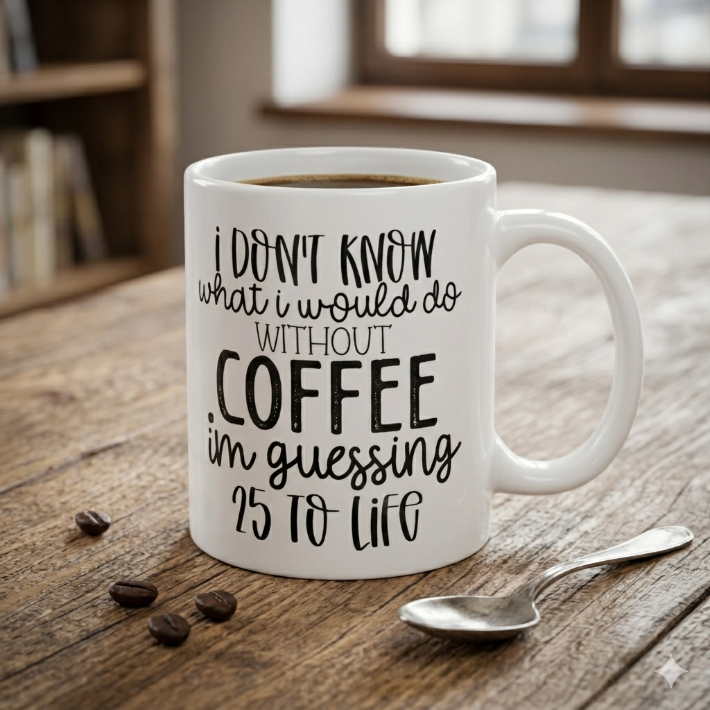 I dont know what I'd do Rude Mug Washable Ceramic Drinkware