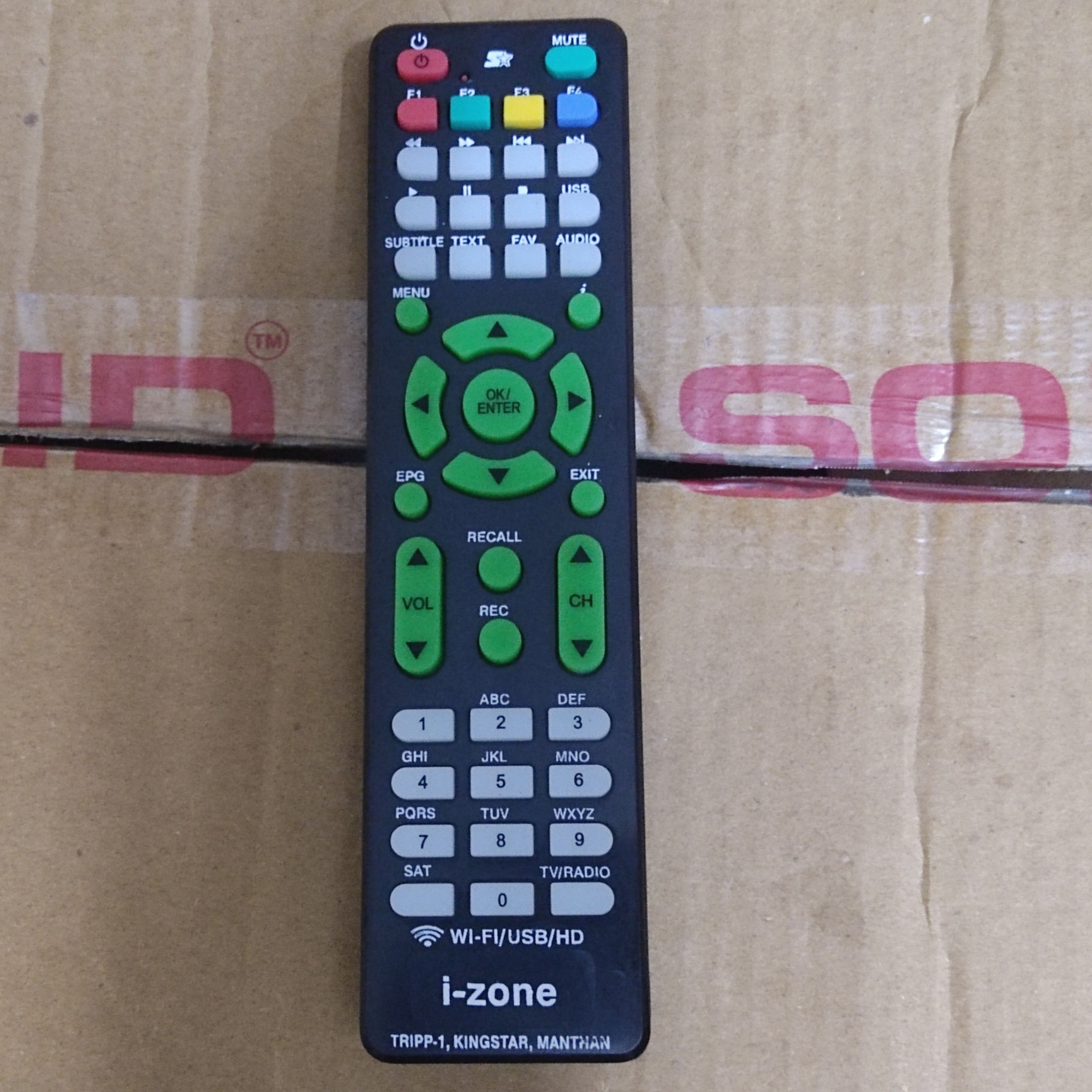 f1 f2 remote for mpeg4 recivers