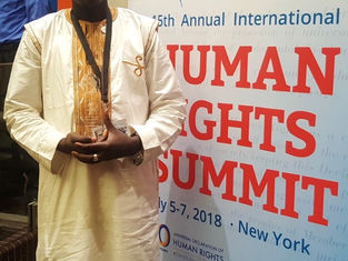Beakanyang director receives Human Rights hero award in New York