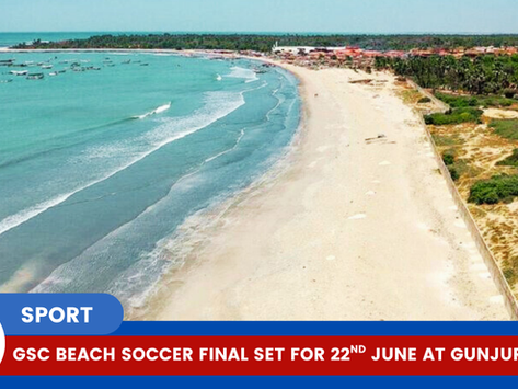 GSC Beach Soccer Final Set for June 22 at Gunjur Beach
