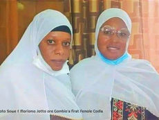 Gunjur is incredibly proud of Fatoumata Sowe and Mariama Jatta as the first Women Cadi in The Gambia