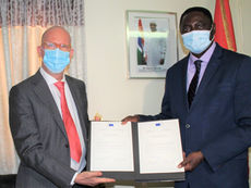 Foreign Minister receives new EU Ambassador, UK, French Diplomats and veteran Journalist Pap Saine