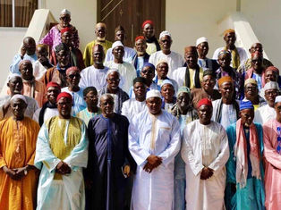 Chief Lamin Darboe Meets President Adama Barrow