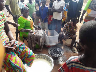 Gunjurians line-up to buy Pancakes for breakfast as bread shortage hits