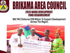 Brikama Area Council Allocates D1 Million to Gunjur Ward for 2026 Development Projects