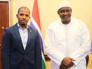 CA’s Dr Ismaila Ceesay meets, congratulates President-elect Adama Barrow