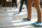 Releasing plantar fascia tension at a corporate class with Haven Technologies