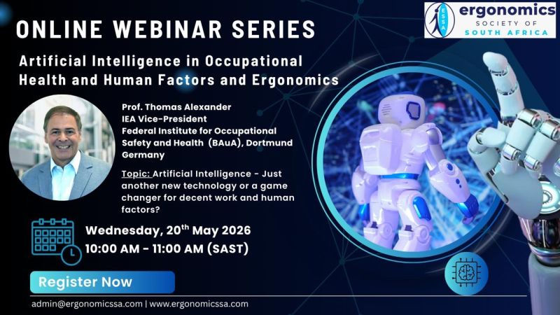 Artificial Intelligence - Just another new technology or a game-changer for decent work and human factors?