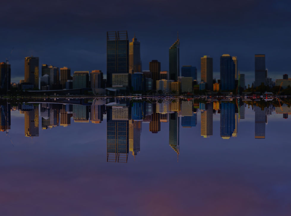 City Skyline Reflection