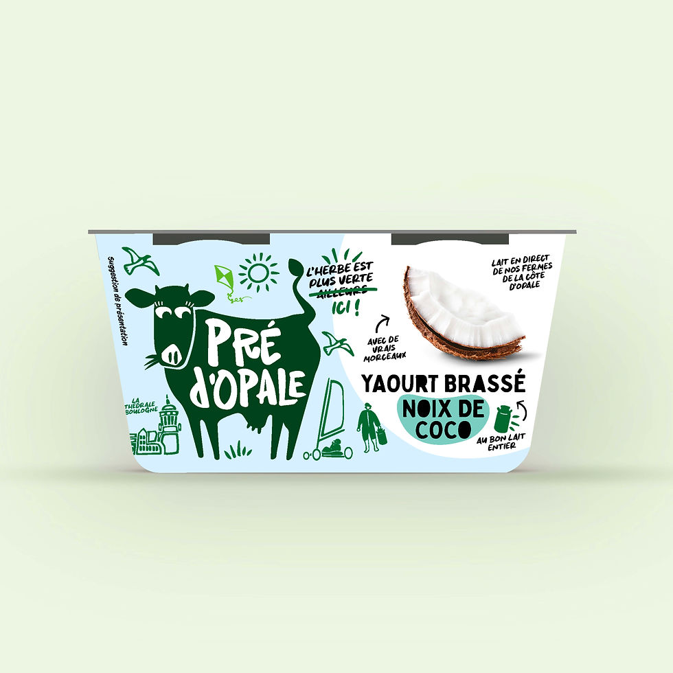 Yaourt brassé Noix de Coco
