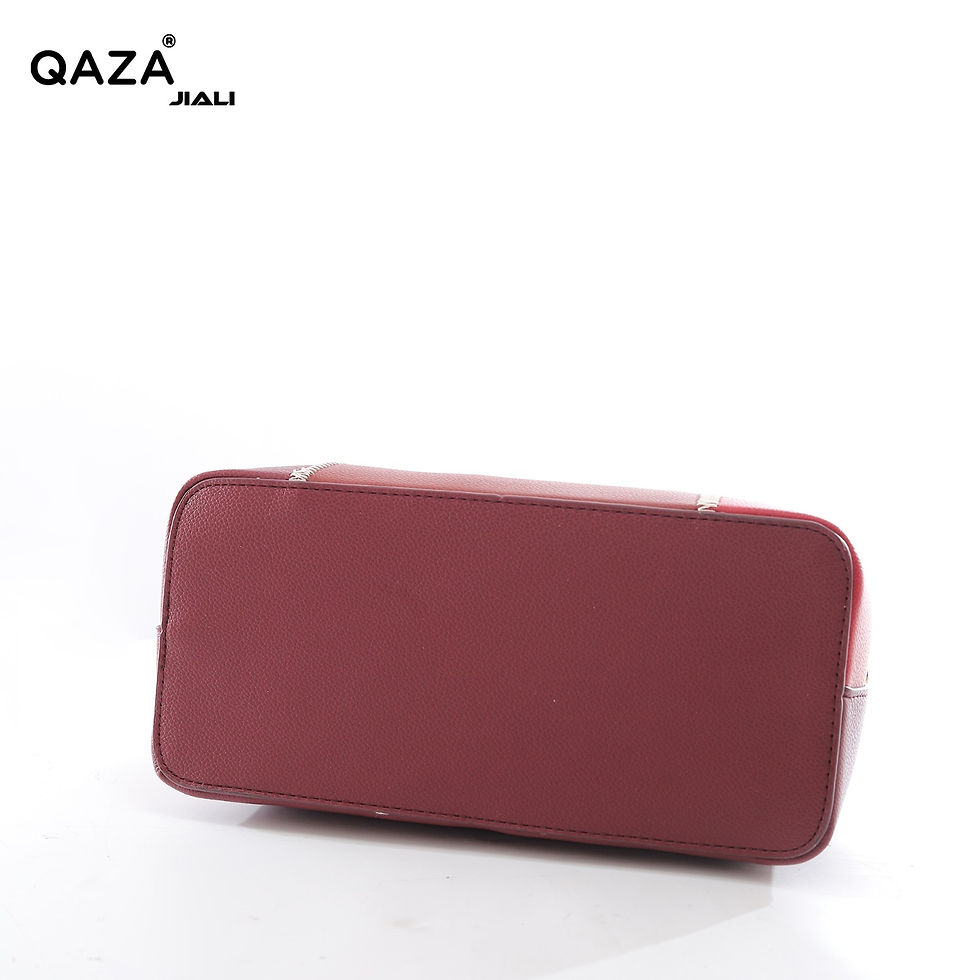 Thumbnail: Sac QAZA à bandoulière en cuir avec sangle amovible et portefeuille