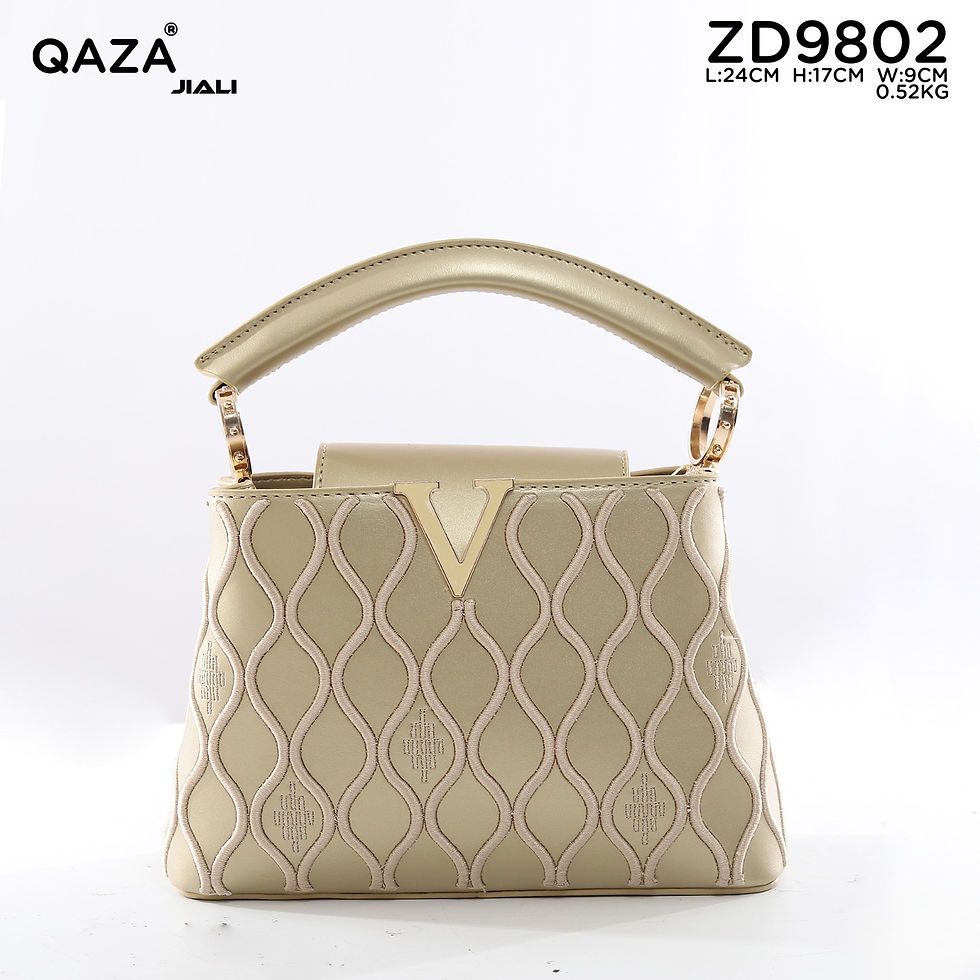 Miniature : Sac à main de luxe QAZA tendance en cuir PU