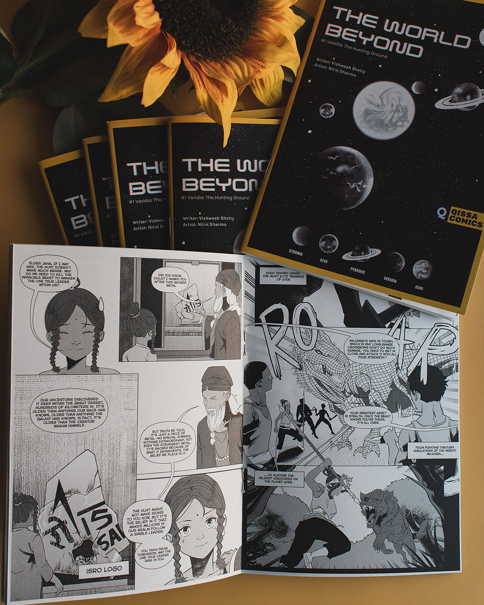 Thumbnail: The World Beyond - India's first Sci-Fi Manga (1 - 4 chapters)