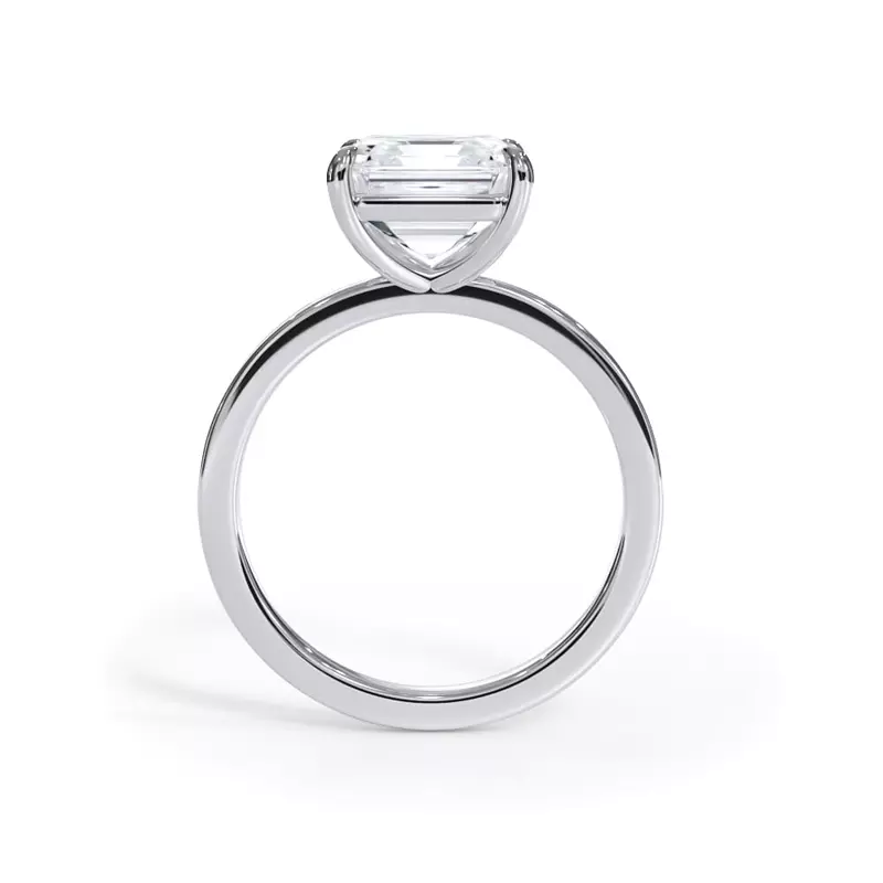 Thumbnail: 3 CTW Solitaire Engagement Ring – G-Vs Clarity, 14K White Gold