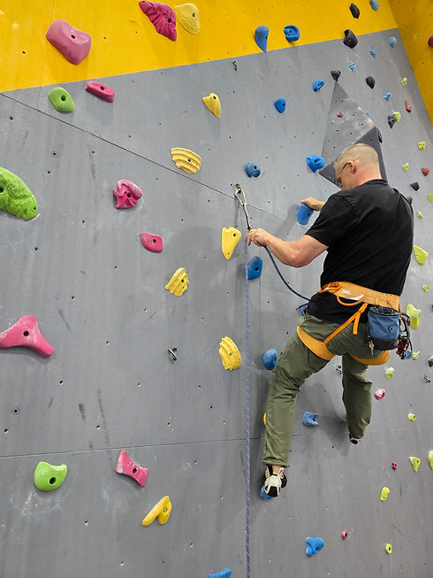 Affichage d'un grimpeur