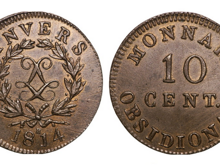 MONNAIES DU SIÈGE D’ANVERS 1814