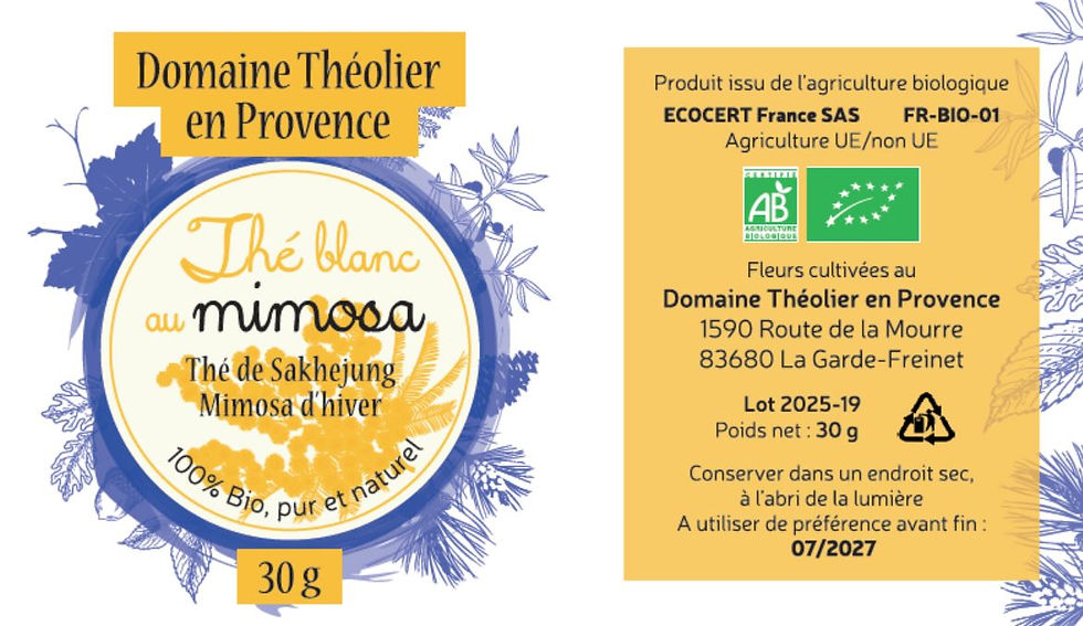 Miniature : Thé blanc du Népal aux fleurs de Mimosa des Maures - AB