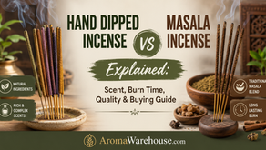Hand Dipped Incense vs Masala Incense