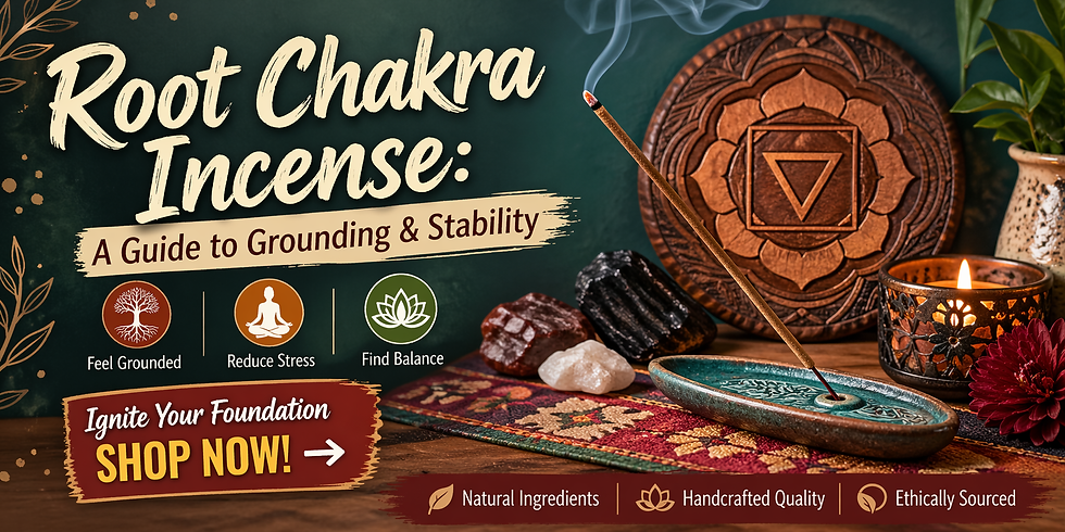 Root Chakra Incense a guide to grounding and stability