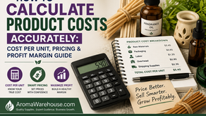 How to Calculate Product Costs Accurately: Cost Per Unit, Pricing & Profit Margin Guide | AromaWarehouse.com